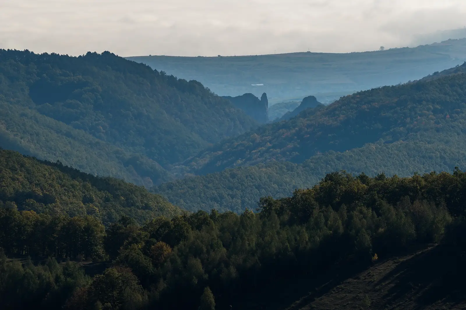  Cheile Cetii văzute de pe Piatra Cetii