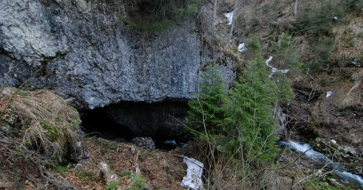  Izbucul de la Coliba Ghiobului - Speologie