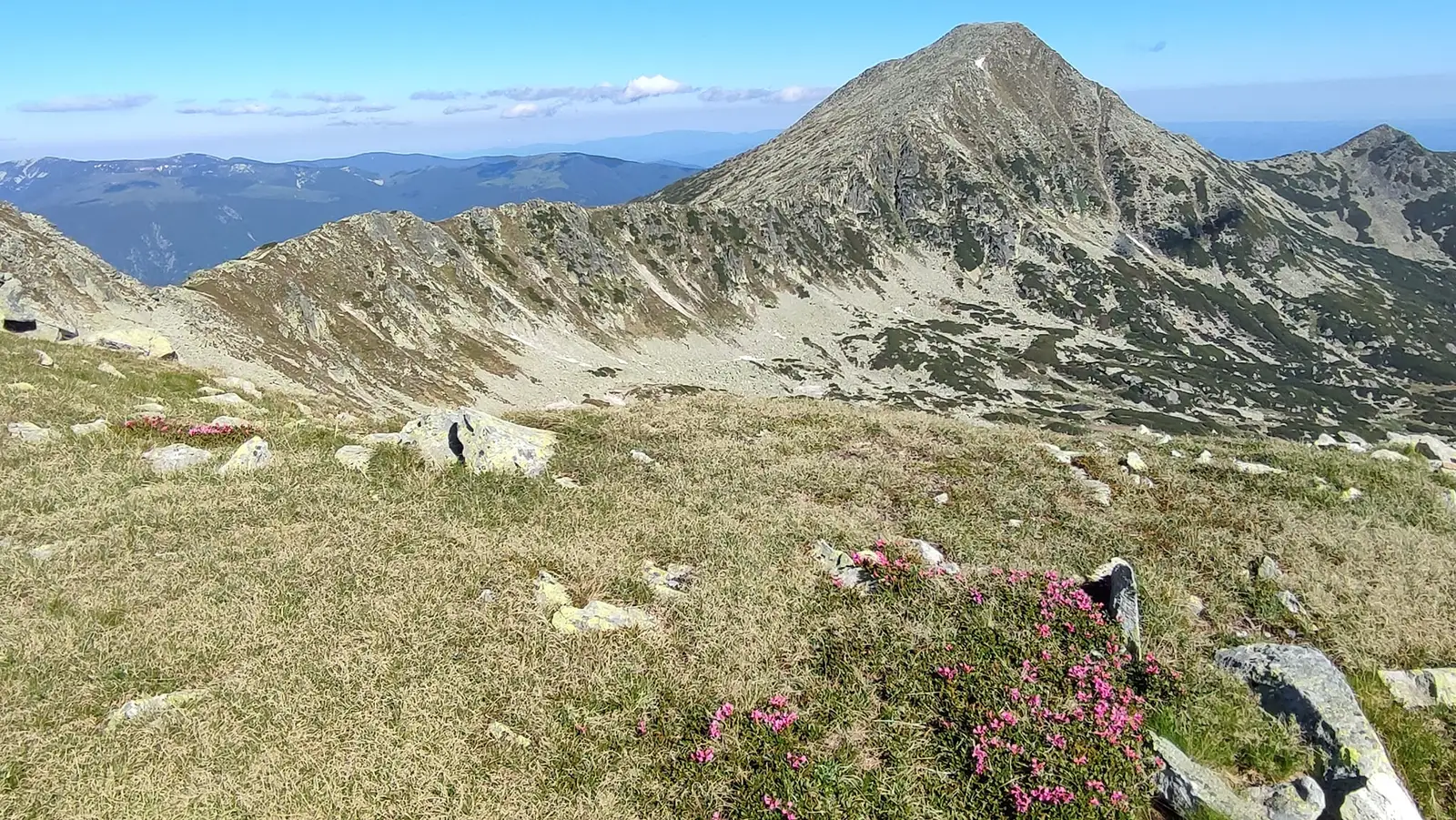  Vf. Retezat, văzut dintre vârfurile Bucura - Manu Munțomanu