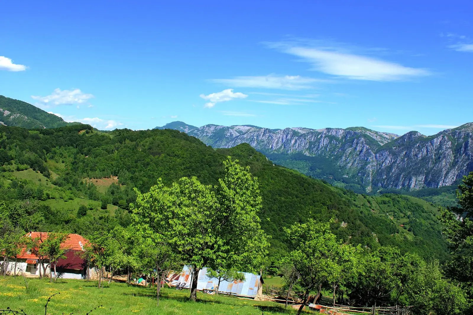  Dobraia, vedere spre Munţii Mehedinţi - Sima Constantin