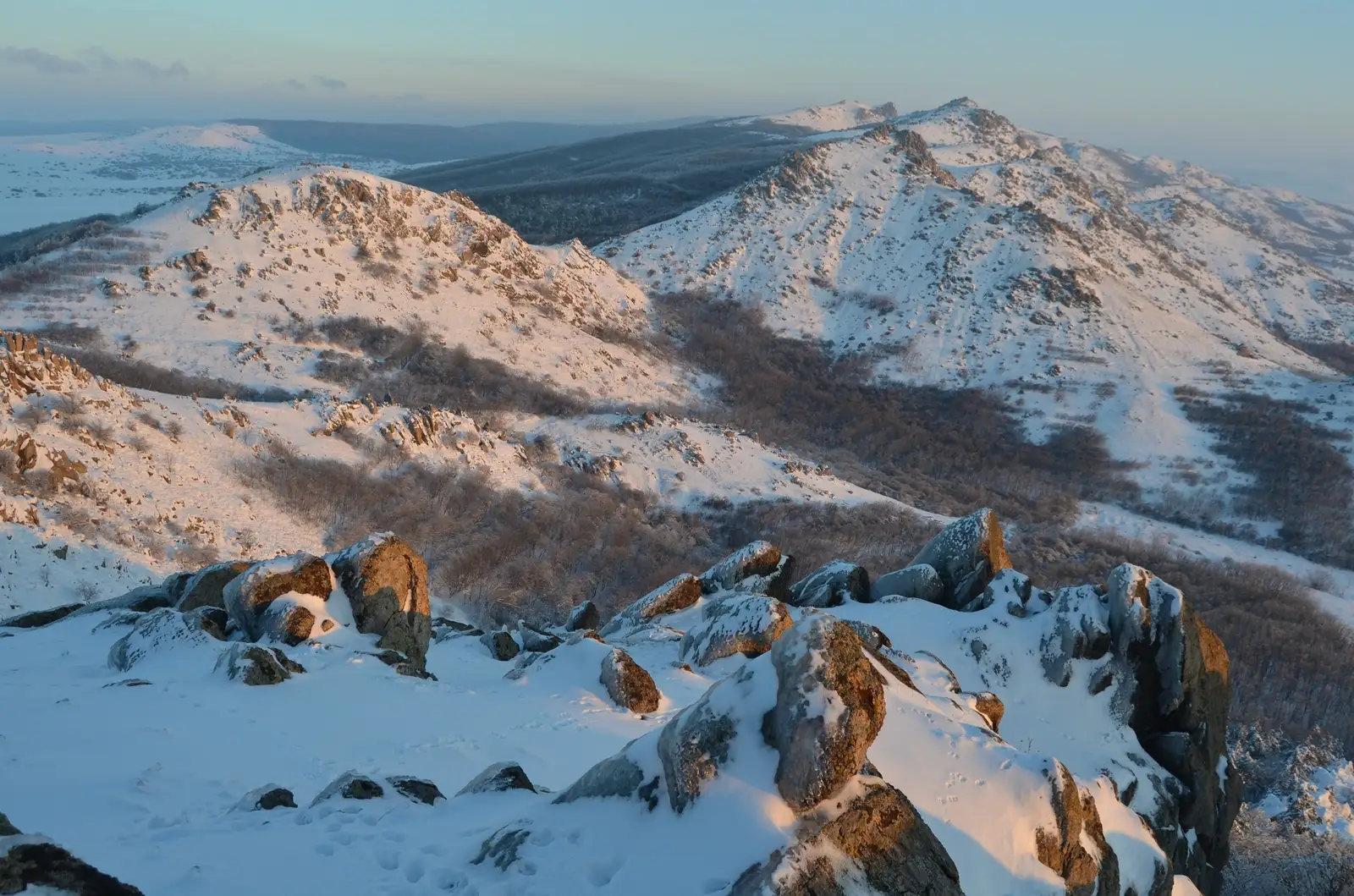  Apus pe Culmea Pricopanului, vedere de pe Cheia - Andrei Raftopol