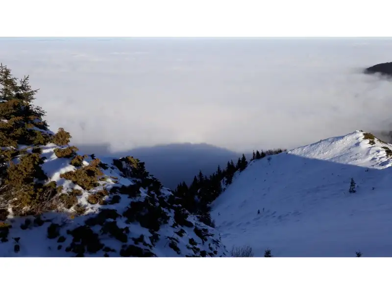 Fenomenul Gloria vazut de pe Vf. Piatra Mare