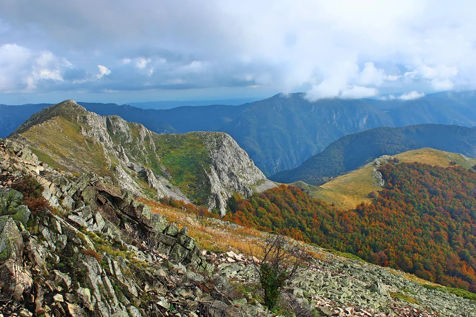 Vârfurile Biliana şi Zascol - vedere de pe Arjana - Sima Constantin