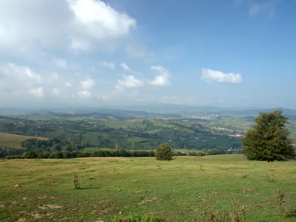 Barcani - Crucea Toader Bocârnea - intersecţia cu creasta principală (traseul BR)