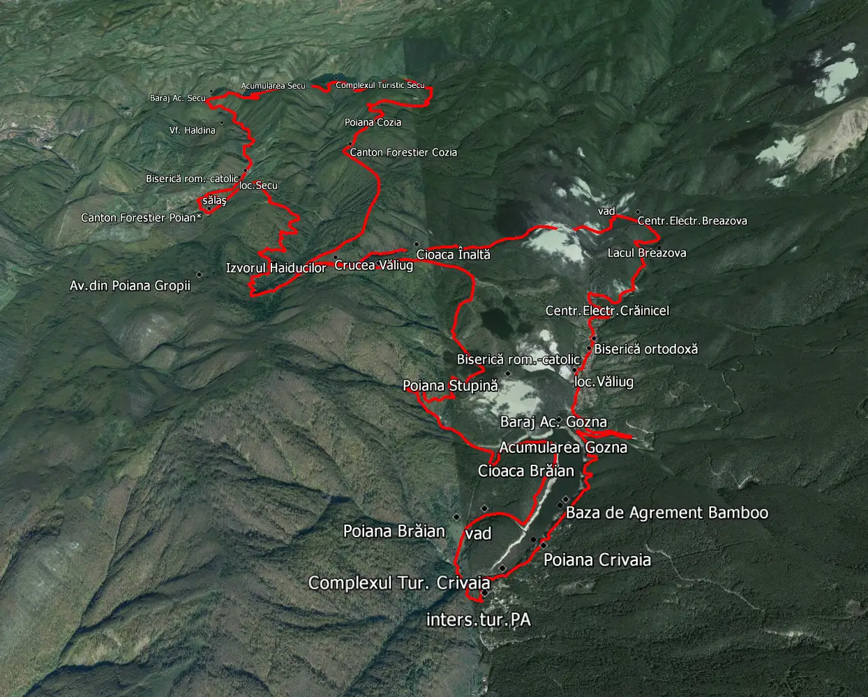 MB03 - Trasee cicloturistice în împrejurimile BRAŞOVULUI
