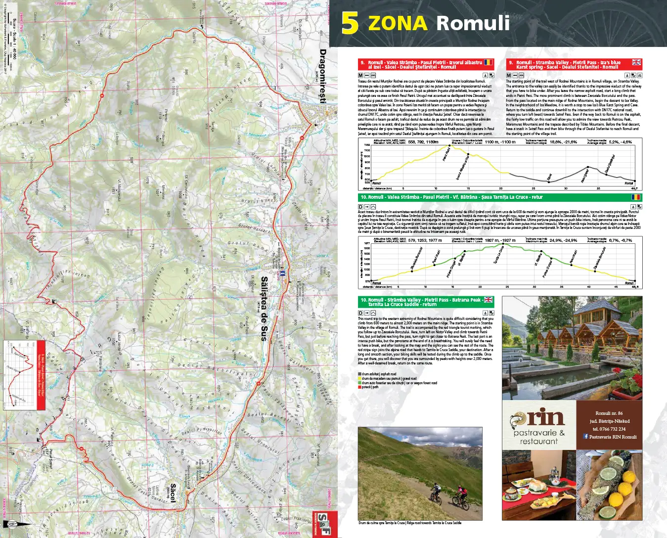MB04 - Trasee cicloturistice în munţii Maramureşului şi Rodnei