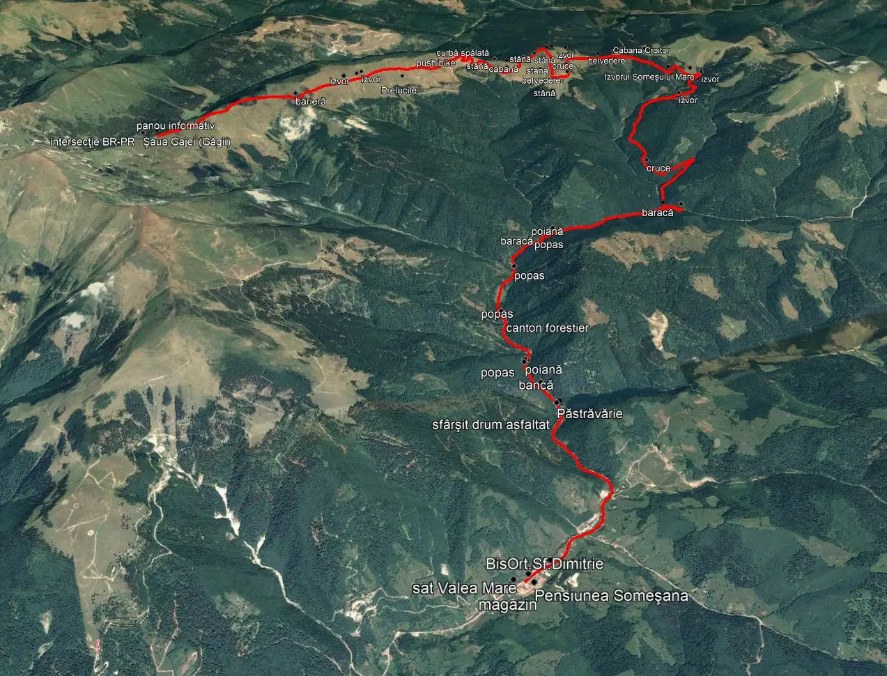 MB04 - Trasee cicloturistice în munţii Maramureşului şi Rodnei