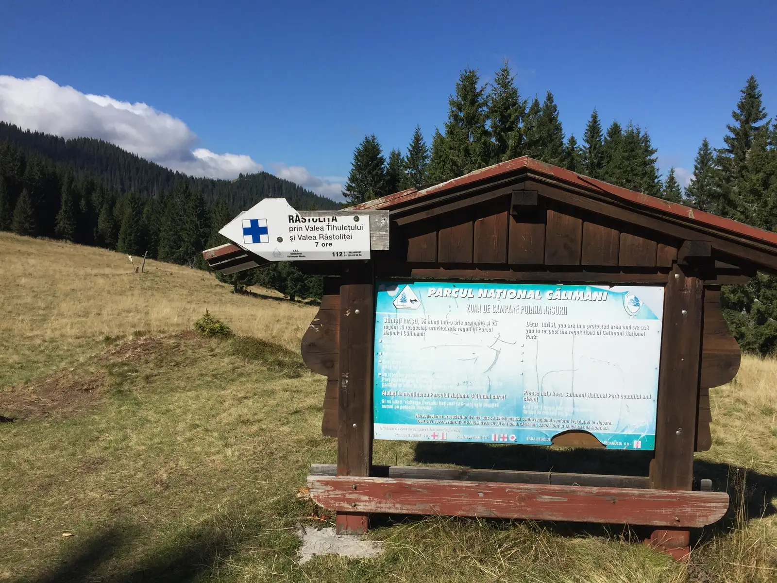 Răstoliţa - Valea Tihului - Valea Tihuleţului - Curmătura Tihului