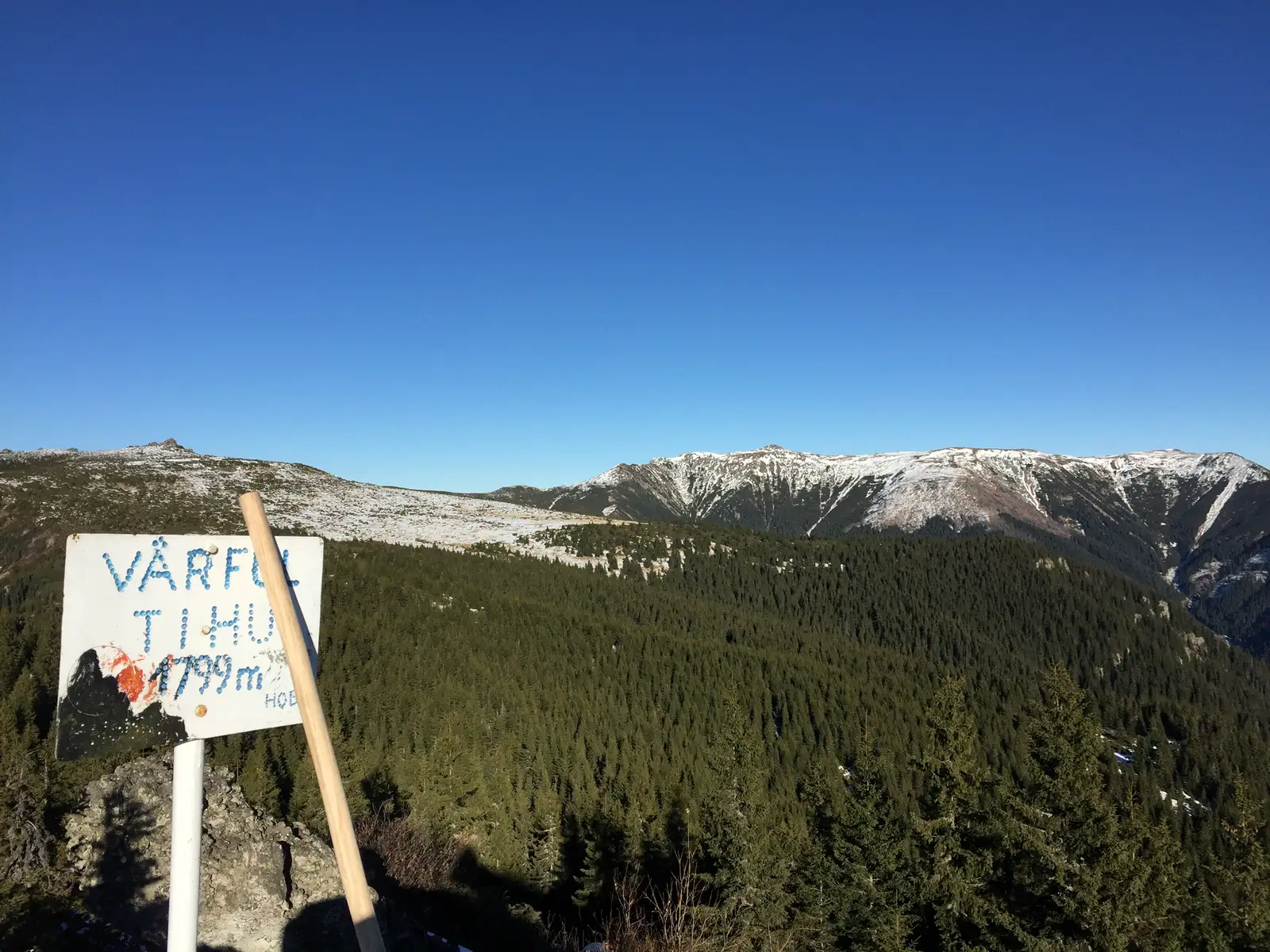 Gura Tihului -  Vf. Tihu