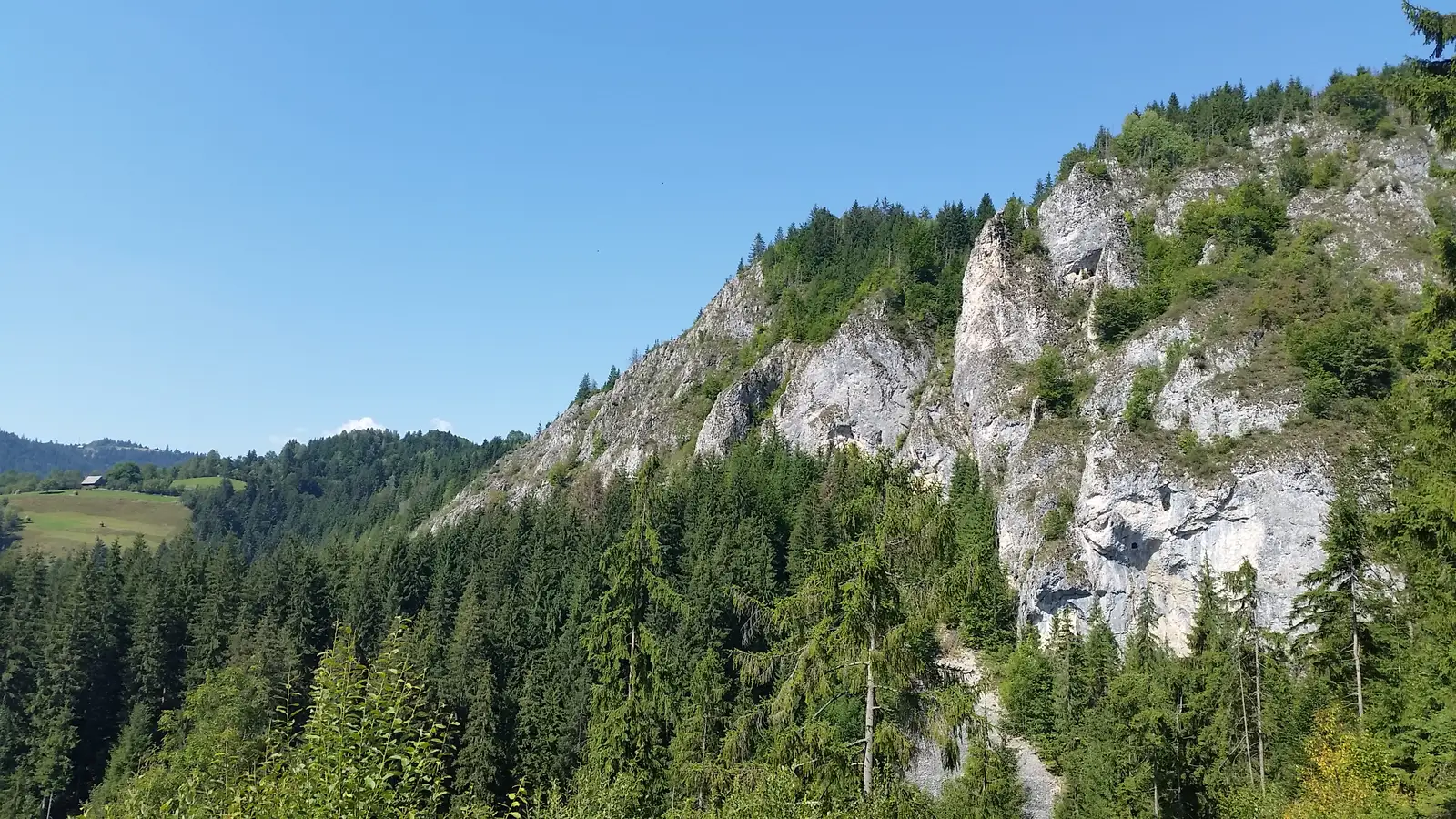 Cheile Albacului (DN75) - Peştera Huda de Lapte