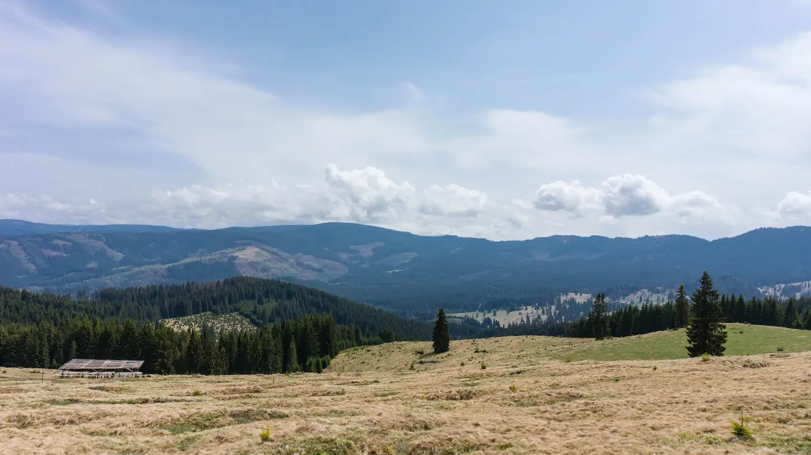 oraş Borsec - intersecţie traseul BR