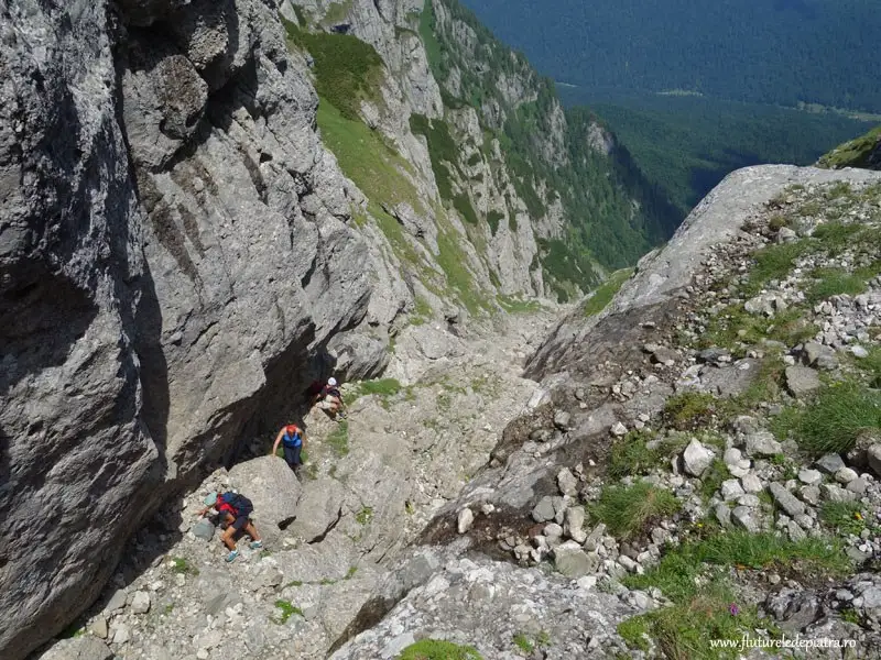 Traseul alpin de abrupt Valea Albă - Platoul Bucegilor