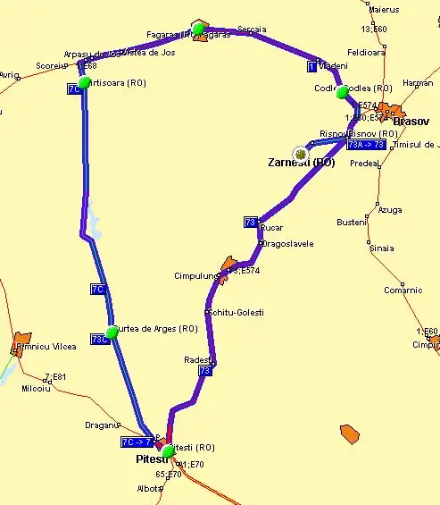 Ocolul Muntiilor Fagaras - 350 km cu masina